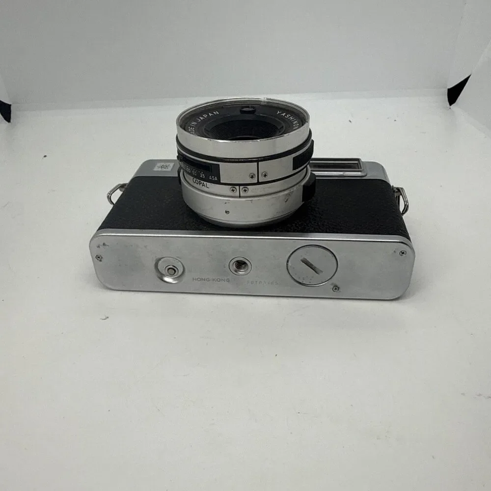 Yashica MG-1 35mm Rangefinder Camera w/ Yashinon 45mm f/2.8 Lens + Case Tested